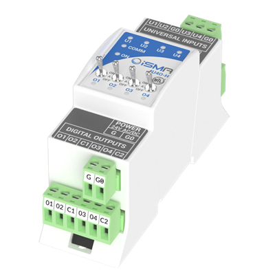 IO Module iSMA-B-4U4O-H